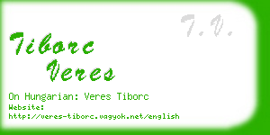 tiborc veres business card